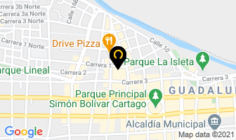 Mapa de Trend Comunicaciones Ltda en Cartago