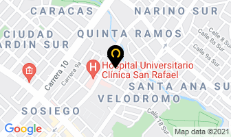 Mapa de Tres Hierbas Restaurante en Bogotá D.C