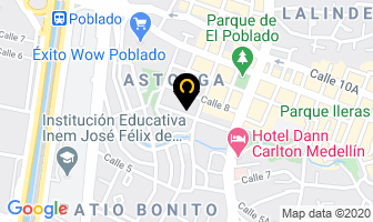Mapa de Tresojas en Medellín