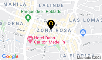Mapa de Triangulo Outsourcing Comunicaciones en Medellín