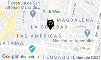 Mapa de Tricimovil en Bogotá D.C