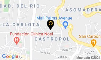 Mapa de Tridi Ltda. en Medellín