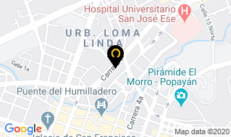 Mapa de Trilladora Libia en Popayán