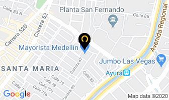 Mapa de Trilladora Mana S.a.s. en Itaguí