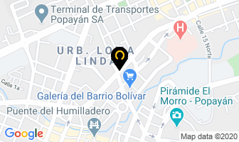 Mapa de Trilladora Pubenza en Popayán