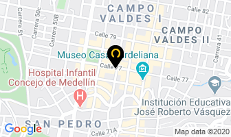 Mapa de Trilladora Santa Rosa en Medellín