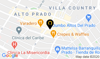 Mapa de Trimelca Trinelca en Barranquilla