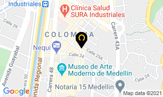 Mapa de Tripl3 Corona S.a.s en Medellín