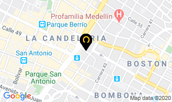 Mapa de Triple A Computadores Y Equipos en Medellín