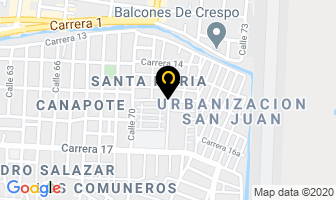 Mapa de Triplex Pizano E.u. en Cartagena