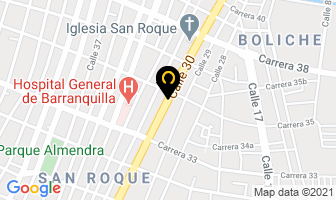 Mapa de Tríplex Tequendama en Barranquilla