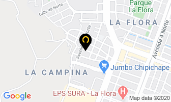 Mapa de Triunfo R.v en Cali