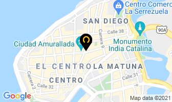 Mapa de Trivi Tours en Cartagena
