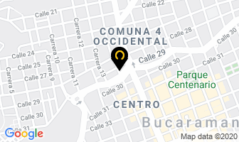 Mapa de Tropigas en Bucaramanga