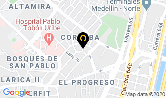 Mapa de Tropipulpa en Medellín