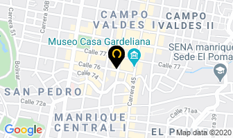 Mapa de Troque Arandela en Medellín