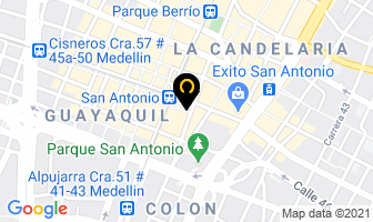 Mapa de Troquelados Díaz en Medellín