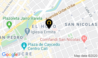 Mapa de Troqueles Unidos en Cali