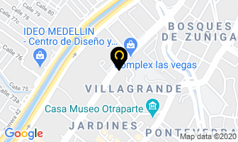 Mapa de Truchas Sierra Clara en Medellín