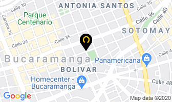 Mapa de Tu Bebe.com en Bucaramanga