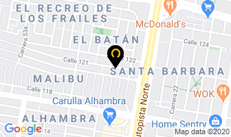 Mapa de Tukano Publicidad en Bogotá D.C