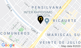 Mapa de Turbo Andina en Bogotá D.C