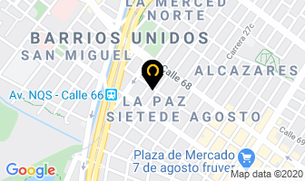 Mapa de Turbo Escapes en Bogotá D.C