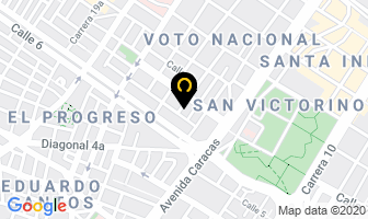 Mapa de Turbo Universal en Bogotá D.C