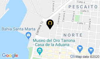 Mapa de Turismo Transcell Ltda. en Santa Marta