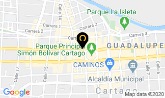 Mapa de Turisnorte en Cartago
