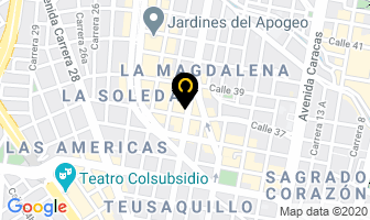 Mapa de Turistar Ltda. en Bogotá D.C