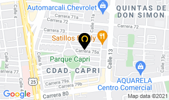 Mapa de Tutor's en Cali