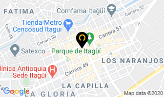 Mapa de T.v. Gangas Ltda. en Medellín