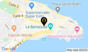 Mapa de T.v. Isla en San Andrés