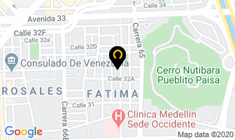 Mapa de Tveo Digital en Medellín