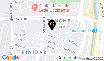 Mapa de U De B Arquitectos en Medellín