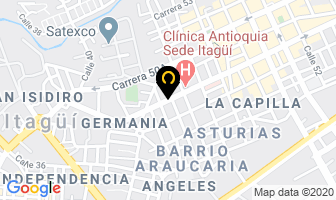 Mapa de Ug Motos en Itaguí