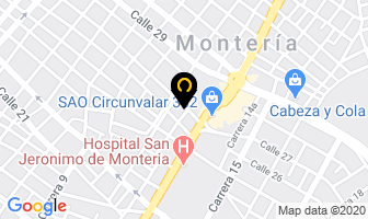 Mapa de Umbral Oncológicos E.u. en Montería