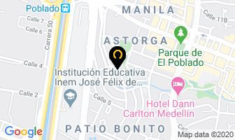 Mapa de Umma Urología en Medellín