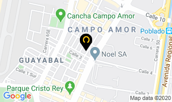Mapa de Uñas Angelicales en Medellín