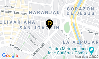 Mapa de Uñas Claras en Medellín