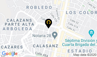 Mapa de Uñas Y Rizos en Medellín