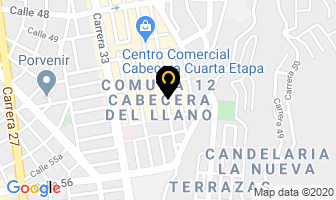 Mapa de Une Telecomunicaciones en Bucaramanga