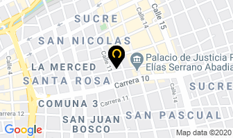 Mapa de Uni-escolar Papelería Ltda. en Cali
