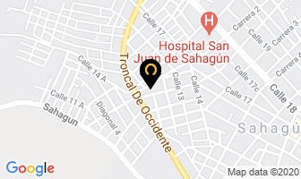 Mapa de Uniaguas en Sahagún