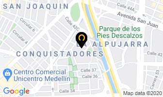 Mapa de Uniajustes en Medellín