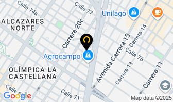 Mapa de Unibaterias en Bogotá D.C