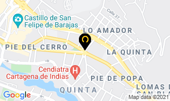 Mapa de Unico Ltda. en Cartagena