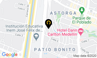 Mapa de Unicom Ltda. en Medellín