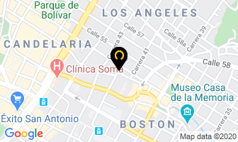 Mapa de Unicor S.a. en Medellín